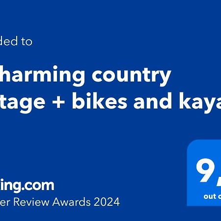 A Charming Country Cottage + Bikes And Kayaks بوسا المظهر الخارجي الصورة